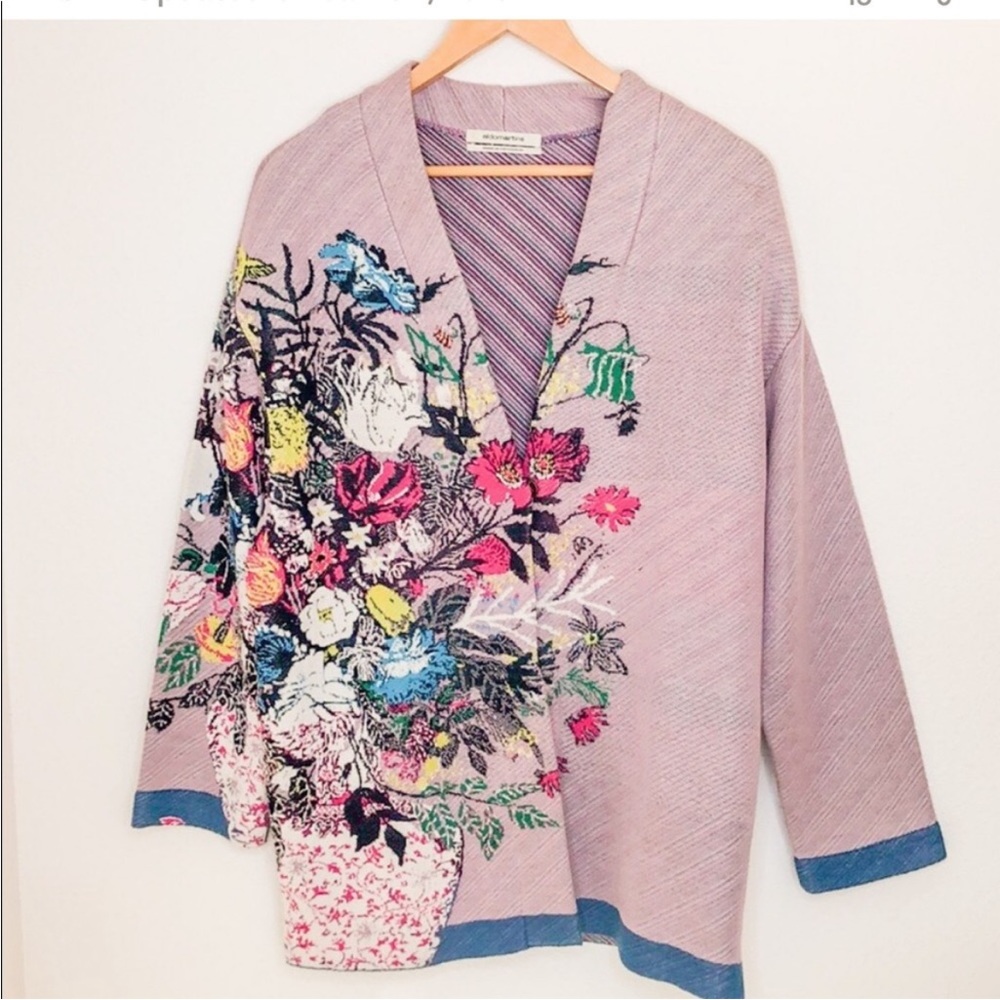 🆕NWT Anthropologie Aldomartins Agnes Floral Cardigan RARE!